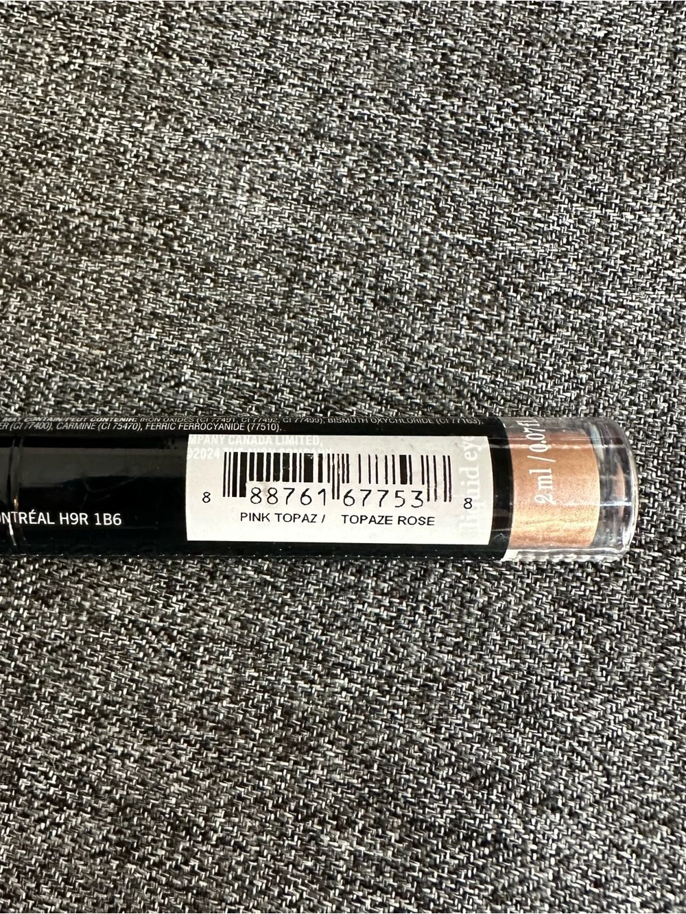 NEW Avon fmg Glimmer Liquid Eyeshadow Pink Topaz Shimmer 2mL SEALED